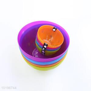 Plastic Lunch Salad <em>Bowl</em> Candy Color <em>Bowl</em>