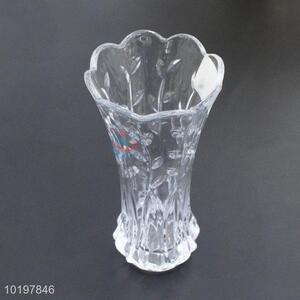 Popular Decorative Clear Flower Glass Vase for Sale