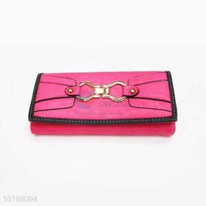 Newfangled Rose Red Rectangular Purse/Wallet for Daily Use