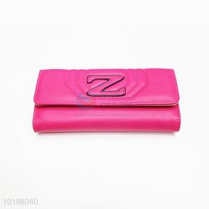 Promotional Rose Red Purse/Wallet for Daily Use