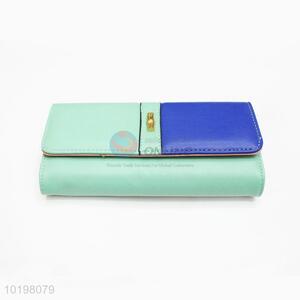 Fashionable Green and Blue Purse/Wallet for Daily Use