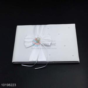 White Fingerprint Attendance Draw Wedding Signature Book