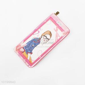 Wholesale Fashion Long PU Women Purse Bag Clutch
