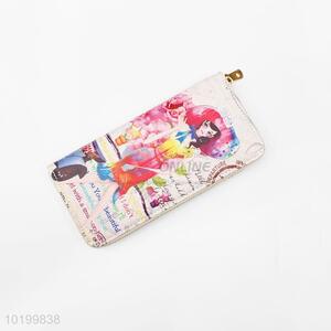 Chic Lady PU Zipper Wallet Long Purse