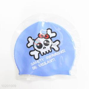 Hot-selling low price cool blue swimming cap
