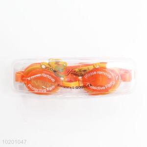 Wholesale low price best orange lovely tiger swimming goggles