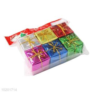Cheap Price Christmas Decorative Hanging Colorful Boxes