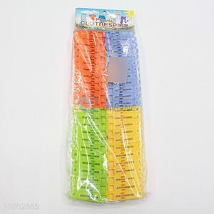 48 Pieces/Set Good Quality Cheap Colorful Plastic Clips Clothes Pegs for Use
