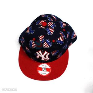 Customized Heart Pattern Embroidery Baseball Cap