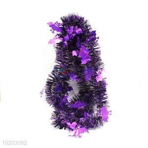 Decorative Purple Boa with Bat For Halloween Party