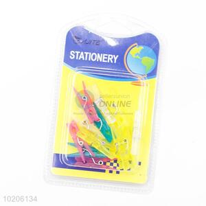Wholesale plastic paper clip/office stationery