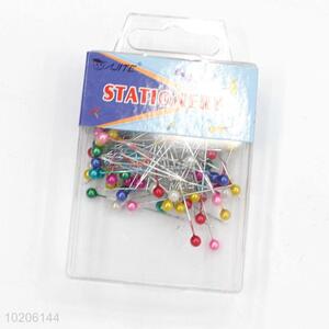 New design cheap office paper colorful bead pin