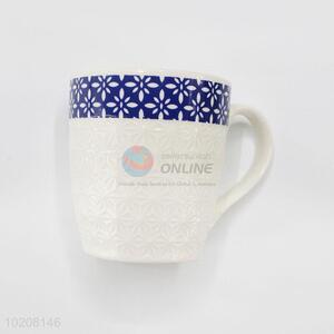 Unique flower design gift coffee ceramic mug
