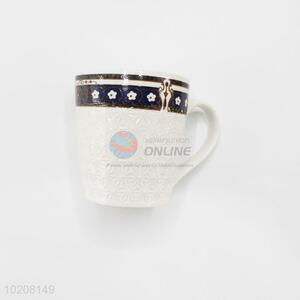 White Drinking Milk Mug Ceramic Tea Cup
