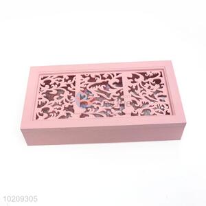 Popular Cheap Pink Wood Storage Box For Key Chain