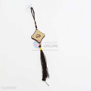 Fashion handemade keychains wooden car pendant