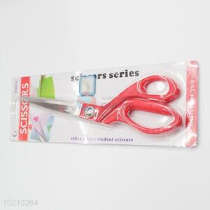Red Handle Stainless Steel Office Student Scissor