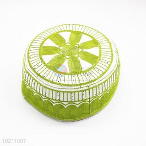 Green embroidery muslim prayer caps