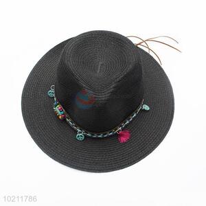 Retro style national <em>wide</em> <em>brim</em> straw <em>hats</em>