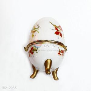 Latest Design Ceramic Jewelry Box/Case in Egg Shape