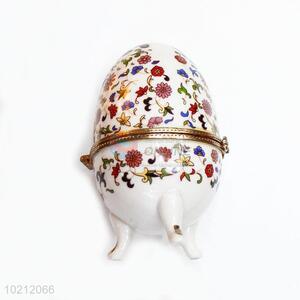 Popular Porcelain Egg Shaped Jewelry Box for Sale
