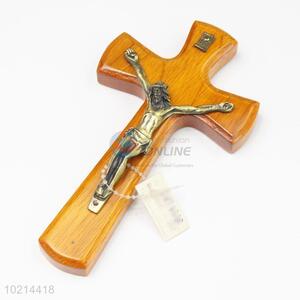 Hot sale custom wall wood crucifix cross with Jesus