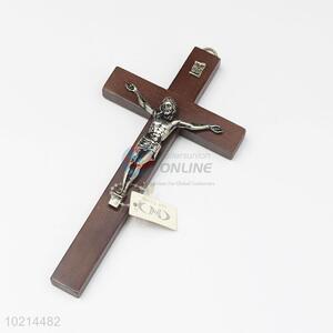 Cheap wood crucifix with Jesus on cross for sale