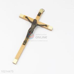 Hot sale custom wood crucifix with Jesus on cross