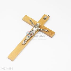 Good quality sutom wood crucifix with Jesus on cross
