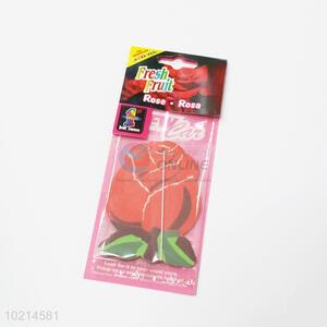 Low price top quality rose shape car air freshener