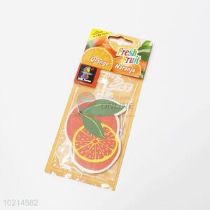 Top quality cheap high sales orange shape car air freshener