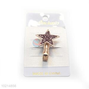 Factory Price Star Shaped Woman Hair Clip