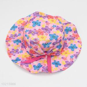 Best Selling High Quality Clorful Flowers Pattern Sun Hat