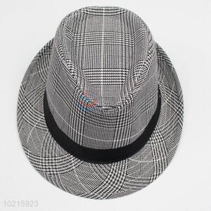 Creative Design Black and White Straw Cap