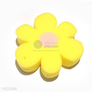 Best Selling Yellow Flower Shape Shower Sponge