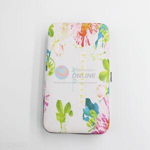China Factory Flowers Printed Mini Purse Phone Bag Card Bag with Loose-leaf and Sucker