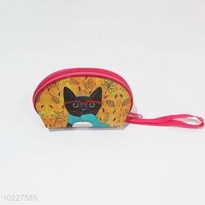 Wholesale Factory Cartoon Cat Printed Mini Purse for Lady