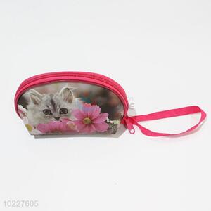 Hot Selling Lovely Cat Pattern PVC Purse for Women