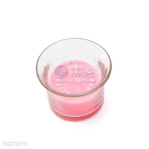 Unique Design Glass Jar Packing Scented Candle