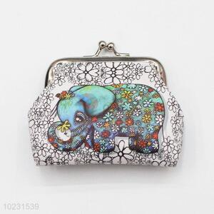 Fashion Vintage Printed PVC Coin Purses/Cheap Mini Coin Bags