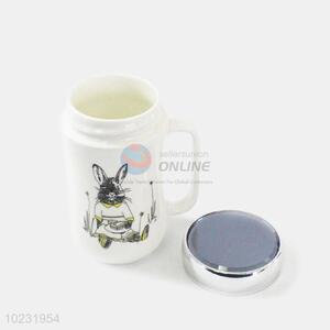 Cheap high sales fashion rabbit pattern ceramic <em>cup</em>