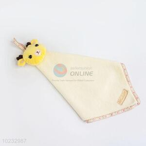 Wholesale Simple Cartoon Solid Candy Color Coral Fleece Hand Towel