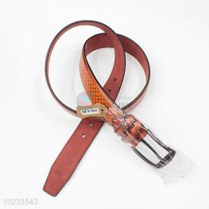 Men's PU <em>Leather</em> Waist <em>Belt</em> With Metal Buckle
