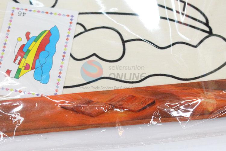 Great useful low price wooden-frame mud painting
