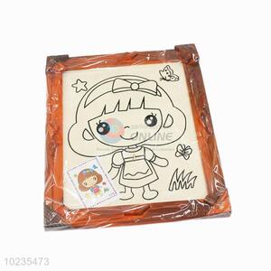 Wholesale hot sales new style wooden-frame mud painting