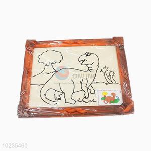 Cute new style wooden-frame mud painting