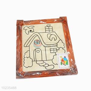 Hot-selling low price wooden-frame mud painting
