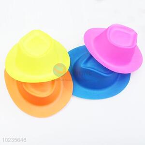 Wholesale colorful PVC party top hat/performance hat
