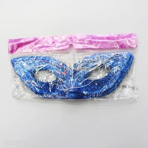 Sexy festival blue glitter party mask