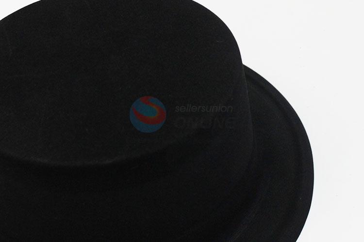 High quality cheap black PVC party top hat/performance hat
